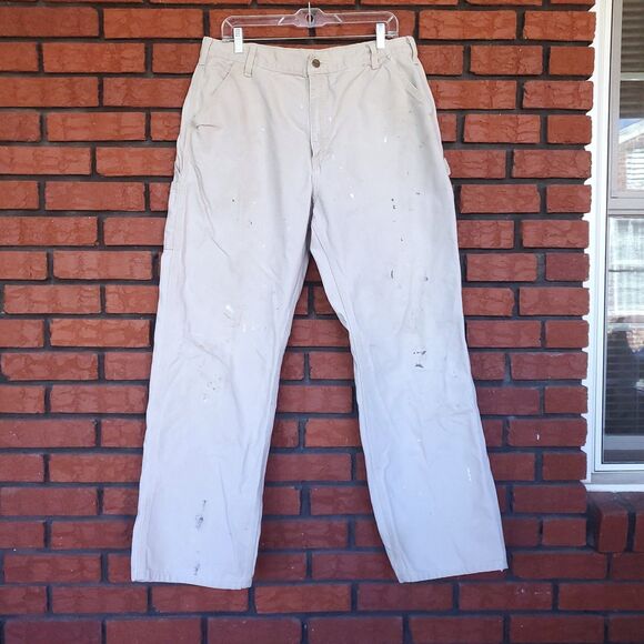 Carhartt Other - Carhartt Painter Pants 34 x 30 Distressed Stained B11 STN (38x32 on Tag)
